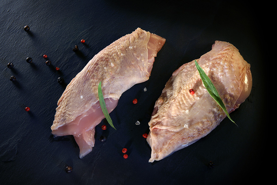 Coq des Prés poulet filets avec peau bio 350g